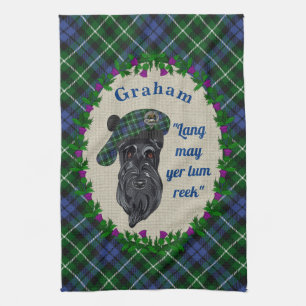 Graham Scottie Hund Kitchen Towel Kökshandduk
