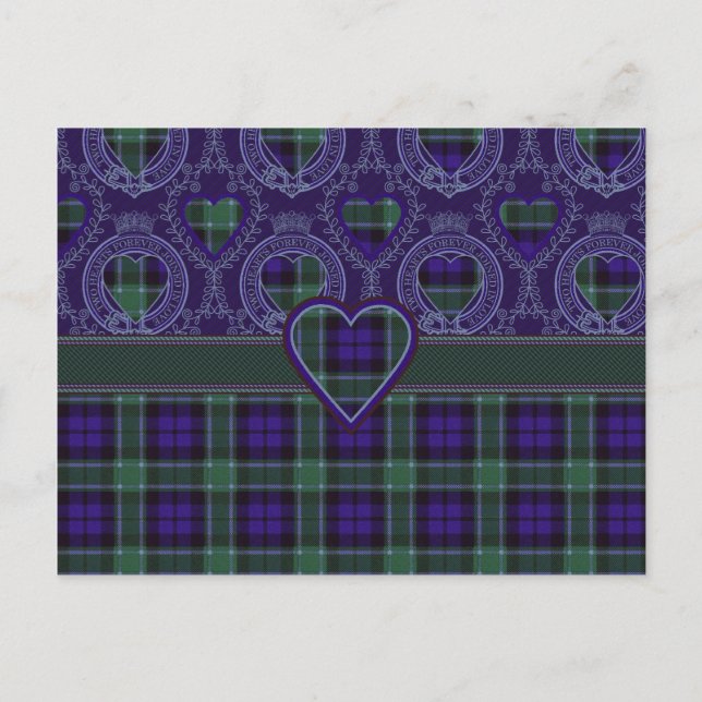 Graham Scottish tartan Vykort (Framsida)