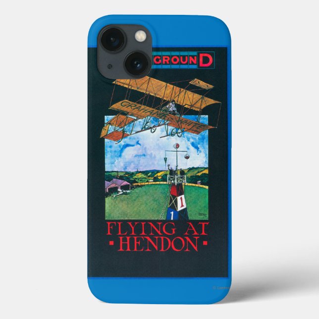 Grahame-White och Flygplan över flygplatsens Poste (Baksida)