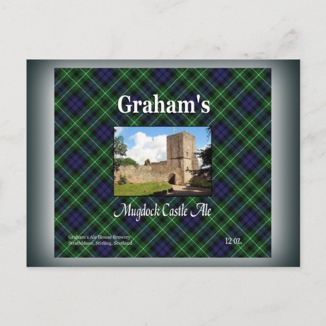 Graham's Mugdock Castle Ale Vykort (Framsida)