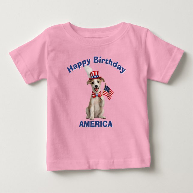Gråhund (2u) Patriotisk Barn T-Shirt (Framsida)