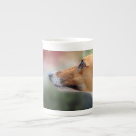 Gråhund benporcelain mugg 1 benporslin mugg