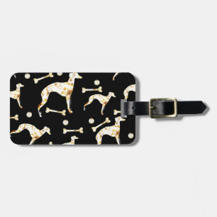 GRÅHUND BLING BAGAGEBRICKA