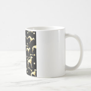 GRÅHUND BLING KAFFEMUGG