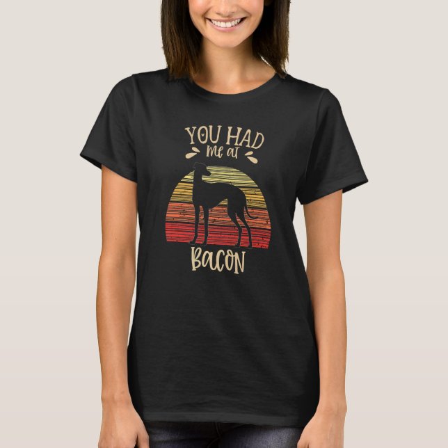 Gråhund Vindhund Hundras  7 T Shirt (Framsida)