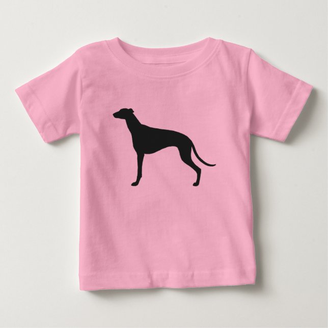Gråhundssilhuett Tee (Framsida)
