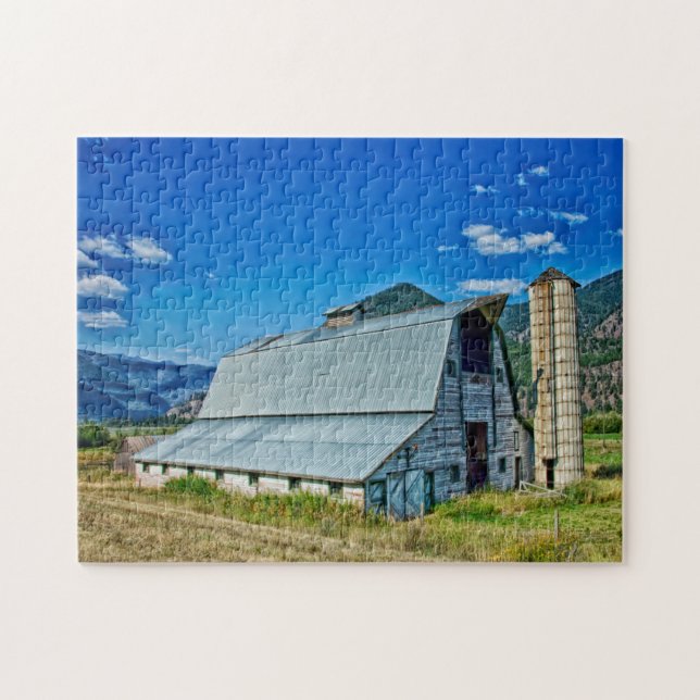 Grain Barn Montana. Pussel (Horisontell)