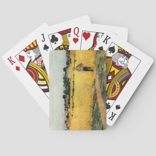 Grain Fält (av Berthe Morisot) Casinokort (Baksidan)