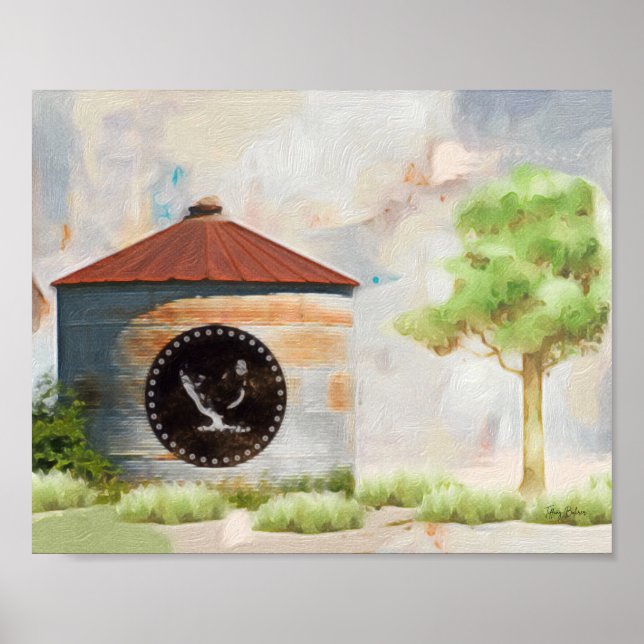 Grain Silo från Tiffany Bohrer Skriv ut Poster (Framsidan)
