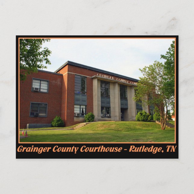 Grainger County Domstol - Rutledge, TN Vykort (Framsida)