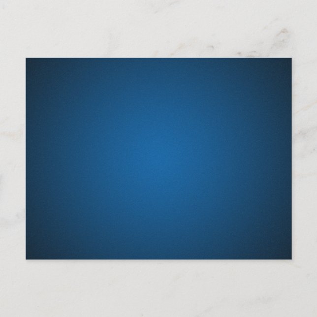 Grainy Blue-Black Vignette Vykort (Framsida)