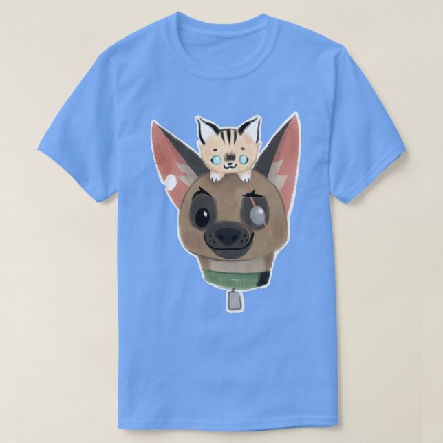 Grainy Pixie and Brutus T Shirt (Design framsida)