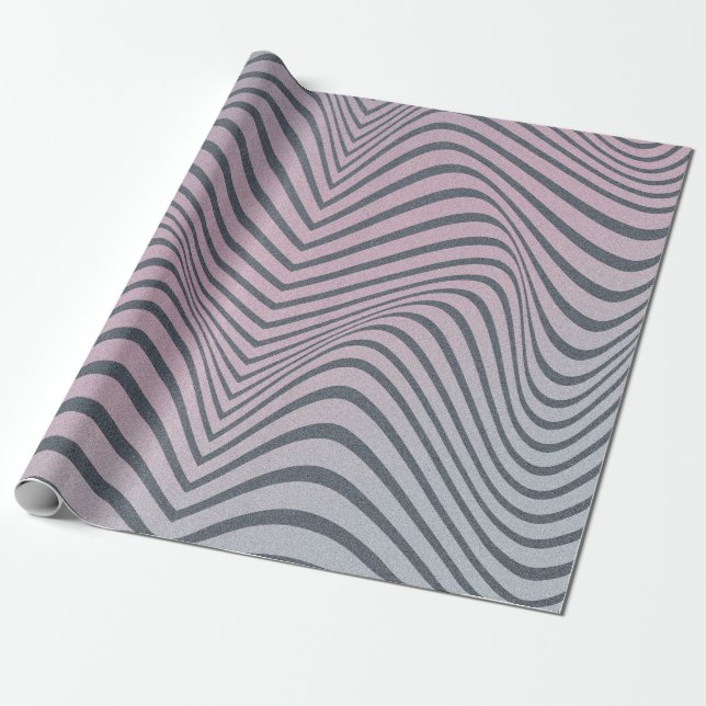 Grainy psychedelic background. Zebra stripe patter Presentpapper (Utrullad)