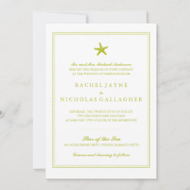 Graktsam stjärnfisk | BRÖLLOP Inbjudningar