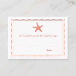 Graktsam stjärnfisk | Sittplatskort Placeringskort