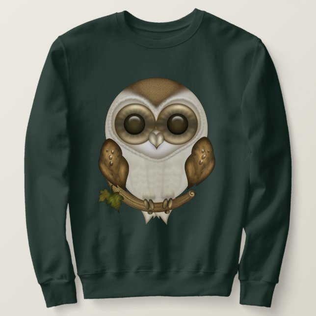 Gräl ladugårdugglasweatshirtsen sweatshirt (Design framsida)