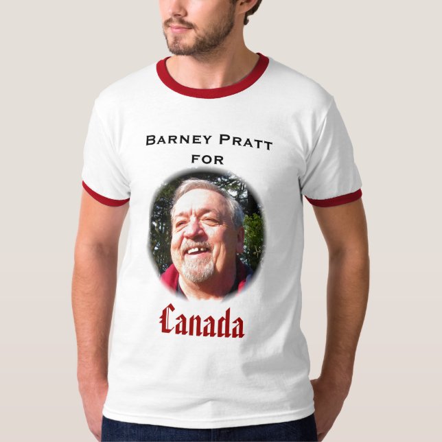 Gräl Pratt för Kanada T-shirt (Framsida)