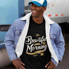 Grålande marnong Funny Kaffe-design T Shirt