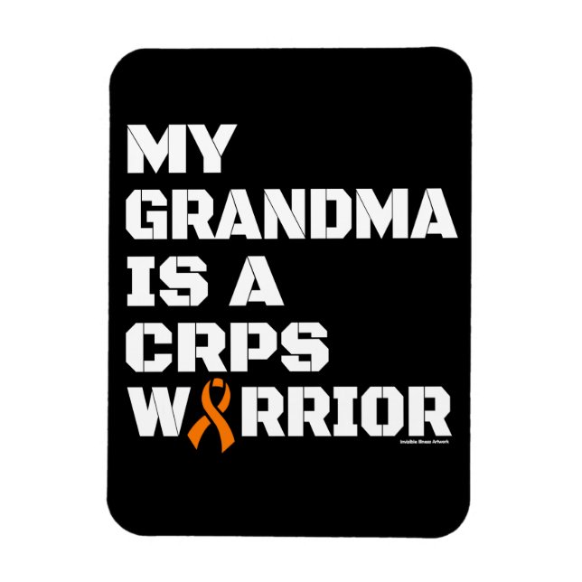 Grålare/block/mormor...CRPS Magnet (Vertikal)