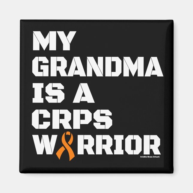 Grålare/block/mormor...CRPS Magnet (Framsidan)