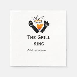 Grålkastaren lägger till namn text som kokar bäst  pappersservett