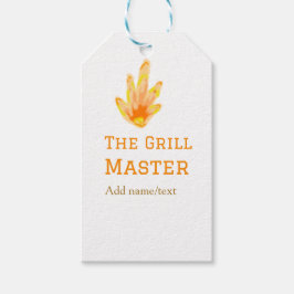 Grålkastaren lägger till namn text som kokar bäst  presentetikett