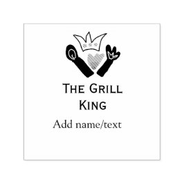 Grålkastaren lägger till namn text som kokar bäst  självfärgande stämpel