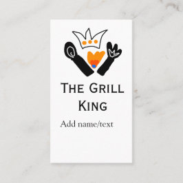 Grålkastaren lägger till namn text som kokar bäst  visitkort