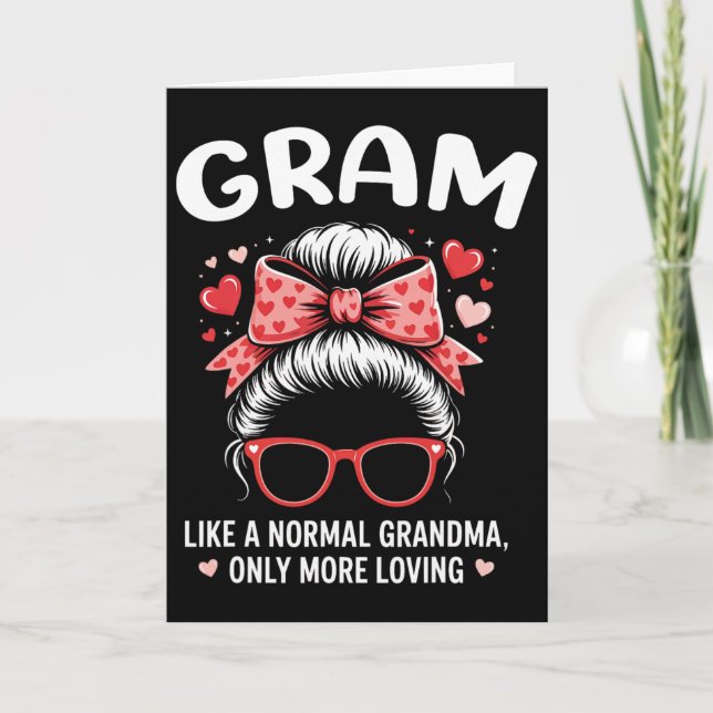 Gram Alla hjärtans dags-citat för kärleksfull morm Kort (Framsida)