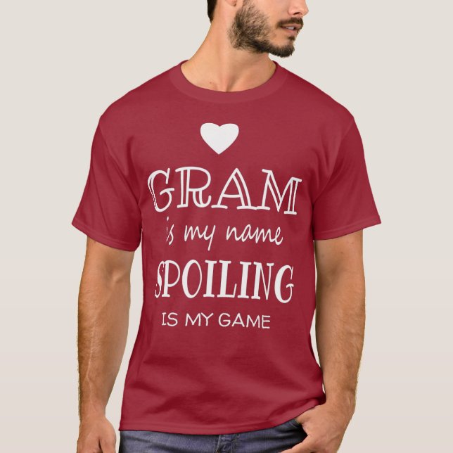 Gram är mina Namn-stipendier för grammofoner T Shirt (Framsida)