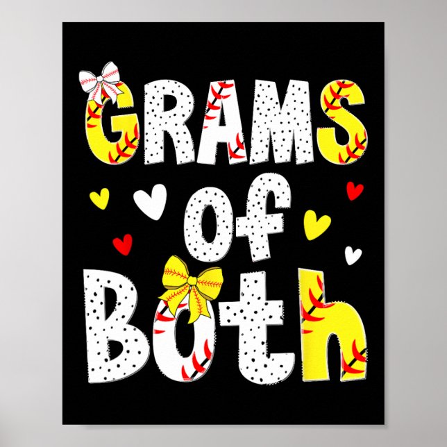 Gram För båda stolta Softll Sälj Gram Mormor  Poster (Framsidan)