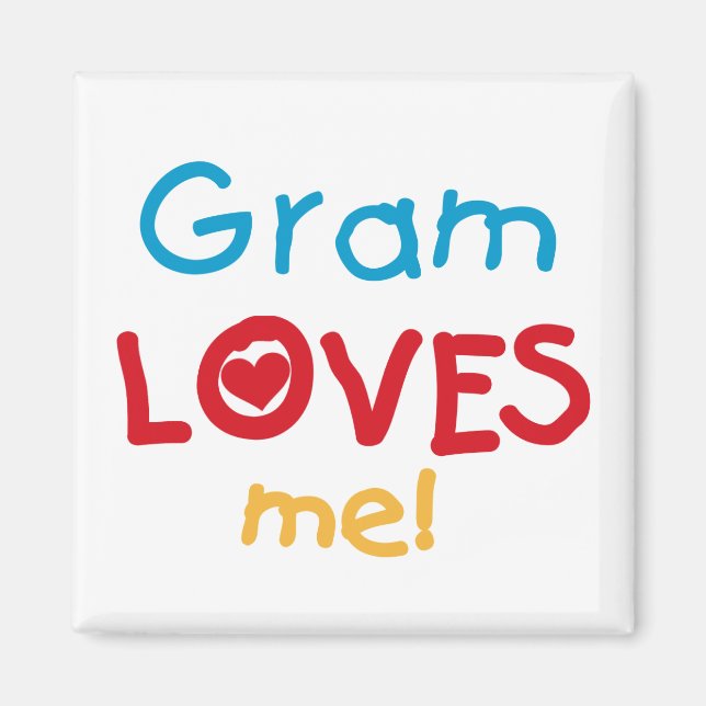 Gram Kärlek Me T-tröjor och presenter Magnet (Framsidan)