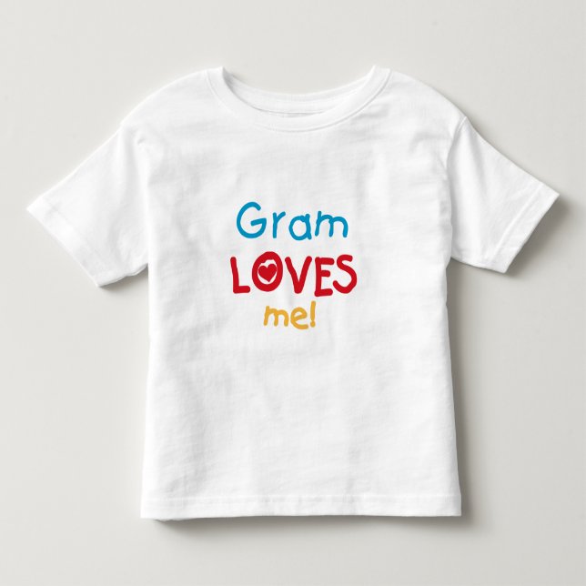 Gram Kärlek Me T-tröjor och presenter Tee Shirt (Framsida)