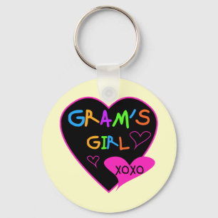 Gram knäppas beställnings- T-tröja för flicka, mug Nyckelring