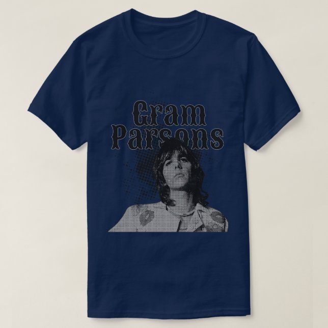 Gram Parsons Illustrations T Shirt (Design framsida)