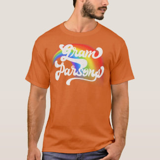 Gram Parsons Retro Faded Stil Design T Shirt
