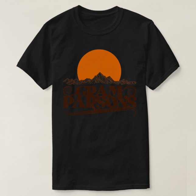 Gram Parsons Stigning Sol T Shirt (Design framsida)