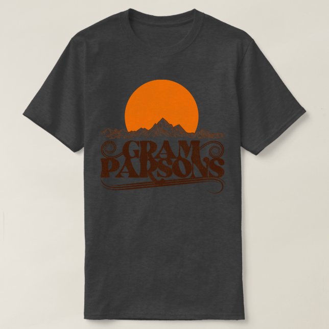 Gram Parsons Stigning Sol T Shirt (Design framsida)