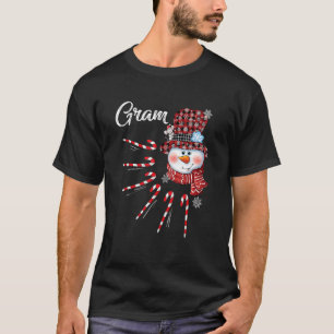 Gram Snögubbe Candy cane jul Red Play Hat T Shirt