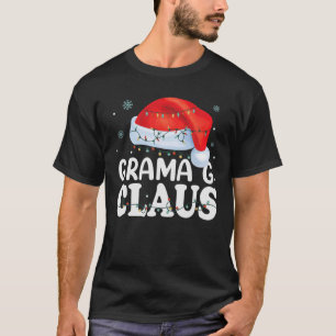 Grama G Claus Julafton Family Matching Funny Grand T Shirt