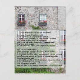 GramaBarb's Tuna Maj Chowder Recipe Vykort