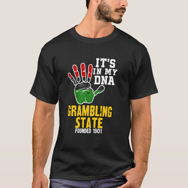 Grambling State, GSU, Souvenir HBC Design T Shirt (Framsida)