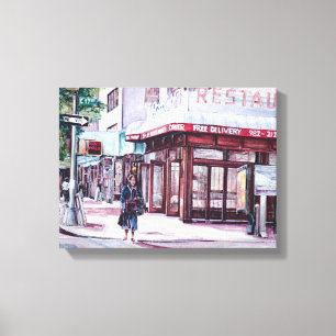 Gramercy Coffee Corner, New York City Canvastryck