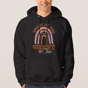 Grami av Groovy One Cute Rainbow 1: a födelsedagsd Hoodie