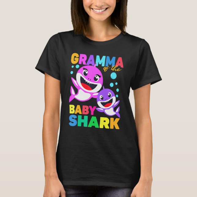 Gramma Baby-fågelhaj Gramma Shark Chr T Shirt (Framsida)