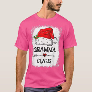 Gramma Claus jul Light Pajama Family Matchin T Shirt
