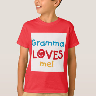 Gramma Kärlek Me T-shirts och presenter
