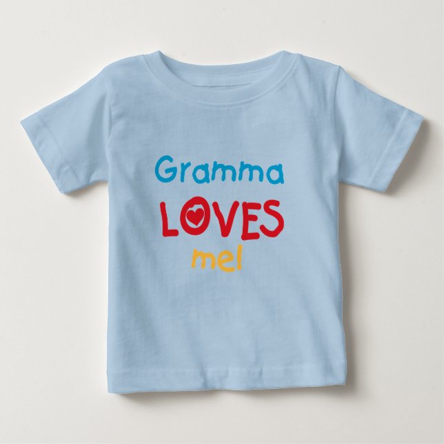 Gramma Kärlek Me T-shirts och presenter (Framsida)