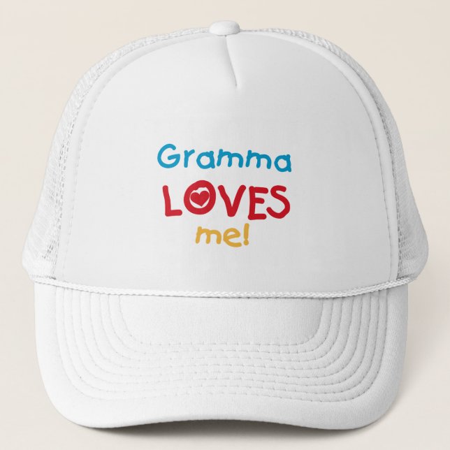 Gramma Kärlek Me T-shirts och presenter Truckerkeps (Framsida)