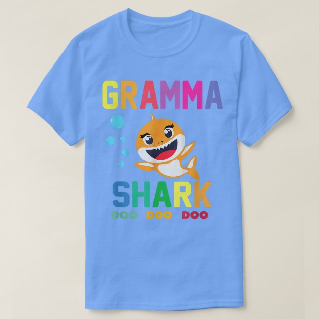 Gramma Shark  Gramma Shark Lover Family Mothers Da T Shirt (Design framsida)